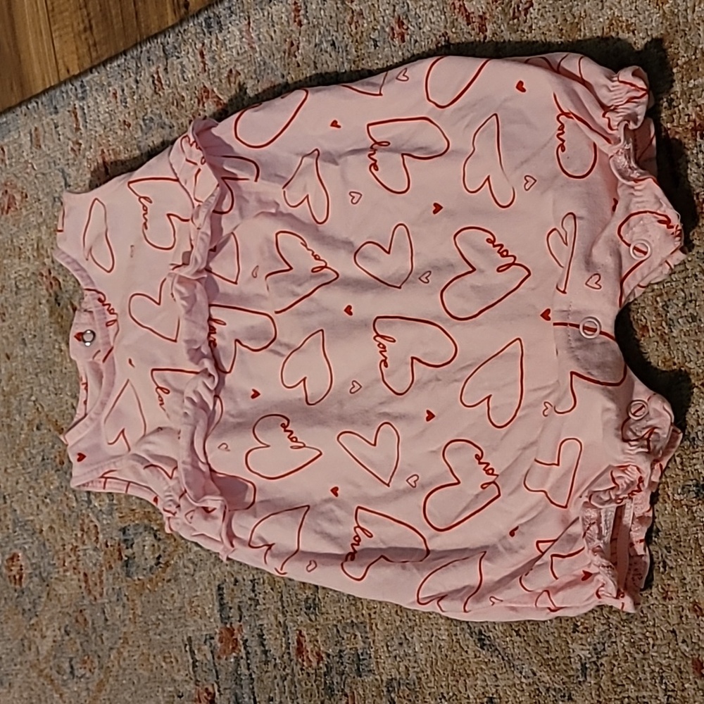 Carters Pink Love Onesie